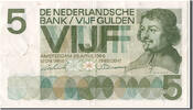 Netherlands 5 Gulden Foreign Banknoten Pays Bas, 5 Gulden type Vondel