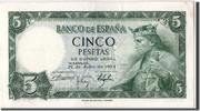 Spain 5 Pesetas Foreign Banknoten Espagne, 5 Pesetas type Alfonso X