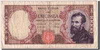 Italy 10 000 Lire Foreign Banknoten Italie, 10 000 Lire type Michelangelo