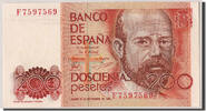 Spain 200 Pesetas Foreign Banknoten Espagne, 200 Pesetas type Leopoldo Alas Clarin