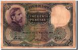 Spain 50 Pesetas Foreign Banknoten Spain, 50 Pesetas type Rosales