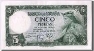 Spain 5 Pesetas Foreign Banknoten Spain, 5 Pesetas type Alfonso X