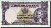 New Zealand 1 Pound Foreign Banknoten New Zealand, 1 Pound type James Cook