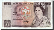 Great Britain 10 Pounds Foreign Banknoten Great Britain, 10 Livres type Elizabeth II