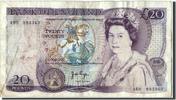 Great Britain 20 Pounds Foreign Banknoten Great Britain, 20 Livres type Elizabeth II