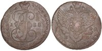 Russia 5 Kopeks Foreign Coins Münzen Russie, Catherine II, 5 Kopeks