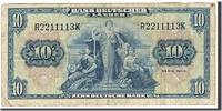Germany 10 Deutsche Mark Foreign Banknoten Allemagne, 10 Deutsche Mark type 1949, Deutschland