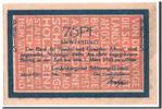 Necessity 75 Pfennig Notgeld, Schleswig-Holstein, Altona, 75 pfennig 1922, wanke nicht, Mehl 29.2a