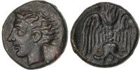 Greek Onkia Greek Antike Griechische Münzen, Sicile, Catane, Onkia, Calciati 2