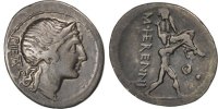 Roman Denarius Coins Roman, Herennia, Denier, Rome, Crawford 308/1a Antike Römische Imperatoris