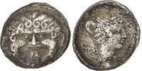 Greek Hemidrachm Greek Antike Griechische Münzen, Macédoine, Néapolis, Hémidrachme, SNG ANS 430