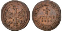 Germany 1/4 Stüber Foreign Coins Münzen Germany, Dortmund, 1/4 Stüber, 1754, KM 105, Altdeutschland