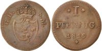 Germany 1 Pfennig Foreign Coins Münzen Germany, Hesse-Darmstadt, 1 Pfennig, 1819, KM 280, Altdeuts