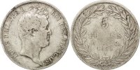 Semi Moderns (1805-1899) 5 Francs French Moderns Frankreich Louis Philippe Ier, 5 Francs tête nue 1831 B, KM 735.2