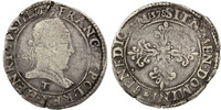 French Royal Franc au Col Plat Royal French coins Frankreich Königreichr France, Henri III, Franc au col plat 1