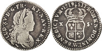 French Royal 10 Sols Royal French coins Frankreich Königreichr France, Louis XV, 1/12 Ecu de France-N