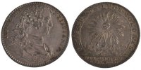 Tokens Token Tokens Jetons Louis XV, marchands teinturiers de bon teint, Jeton