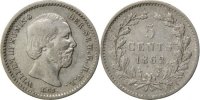 Netherlands 5 Cents Foreign Coins Münzen Pays-Bas, Willem III, 5 Cents 1862