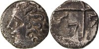 Gallic Obolus Antike Gallic Kelten Massalia, Region of Marseille, Obole AM, head left