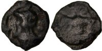 Gallic Potin Antike Gallic Kelten Loire Moyenne, Potin with crescents