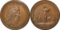 French Medal Louis XIV, Médaille, Gratifications accordées aux gens de lettres