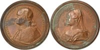 French Medal Collection des Ducs et Duchesses de Lorraine, Mathieu Ier et Berthe, Médaille