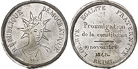 French Medal Ville de Reims, Promulgation de la République, Médaille