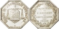 Tokens Token Notaires de l'arrondissement Châteauroux, Jeton, Lerouge 85