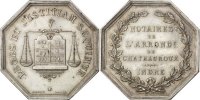 Tokens Token Tokens Jetons Notaires de l'arrondissement Châteauroux, Jeton, Lerouge 85