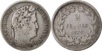 Semi Moderns (1805-1899) 2 Francs French Moderns Frankreich Louis Philippe, 2 Francs, 1837 W Lille