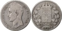 Semi Moderns (1805-1899) 2 Francs French Moderns Frankreich Charles X, 2 Francs, 1828 W Lille