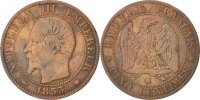 Semi Moderns (1805-1899) 5 Centimes French Moderns Frankreich Second Empire, 5 Centimes Napoléon III tête nue 1855 M