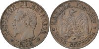 Semi Moderns (1805-1899) 5 Centimes French Moderns Frankreich Second Empire, 5 Centimes Napoléon III tête nue 1856 W