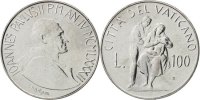 Vatican 100 Lire Foreign Coins Münzen Vatican, Jean-Paul II, 100 Lire 1982, KM 164