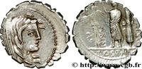 THE REPUBLIC (280 BC to 27 BC) Denier serratus POSTUMIA 81 AC. (19mm, 3,96g, 1h )