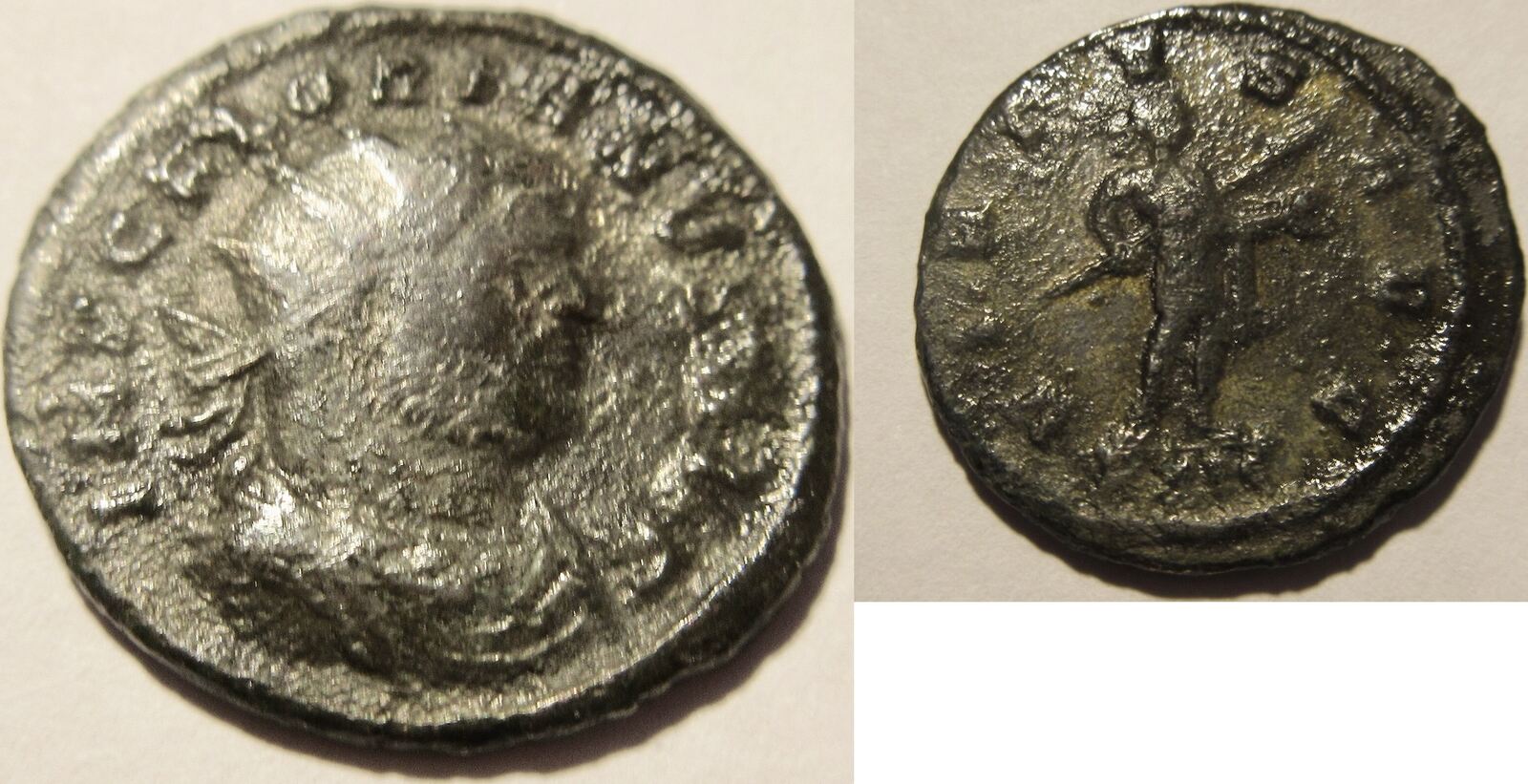 Rom 275 276 N Chr Ae Antoninian Von Florianus Rs Kaiser N Rechts