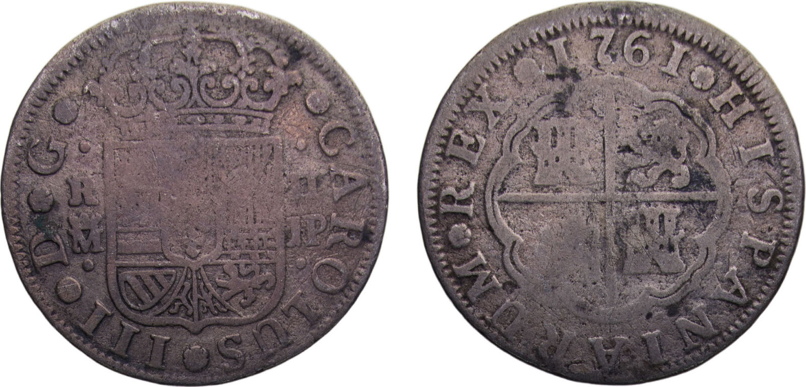 M Jp Madrid Mint Spain Kingdom Carlos Iii M Jp Reales St