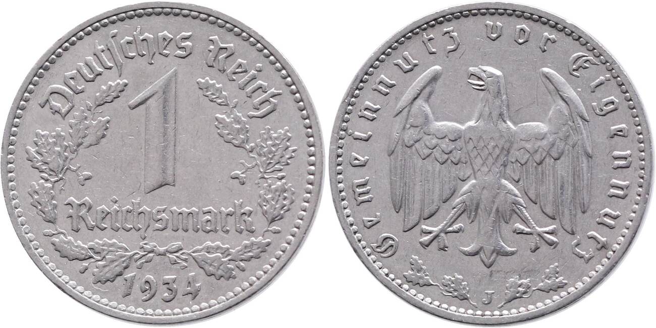 Drittes Reich Reichsmark J Aef Ma Shops