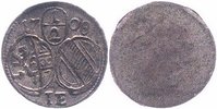Salzburg 1/2 Kreuzer Johann Ernst v. Thun u. Hohenstein 1687-1709