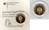 Deutschland 20 Euro GOLD Deutscher Wald, Eiche
