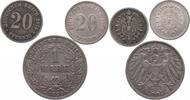 Deutsches Reich LOT: 20 Pfennig