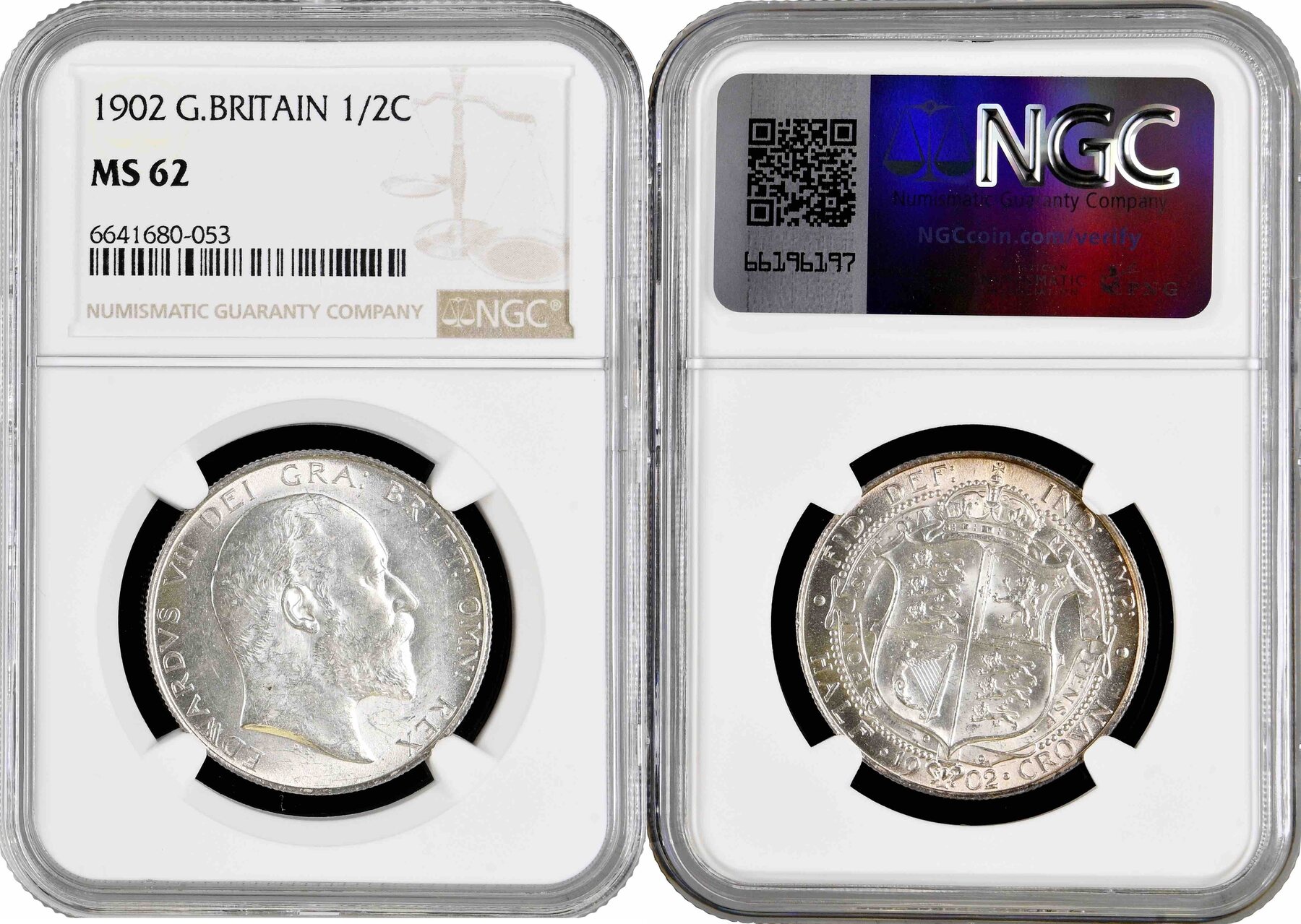 Great Britain Crown Ngc Ms King Edward Vii