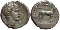 Ancient Greece tetradrachm Sicily, Katane