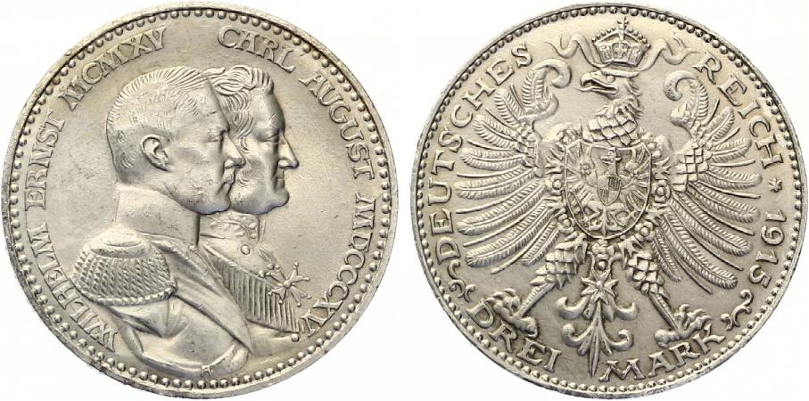 Que moneda eligo? 3 mark Sajonia-Weimar-Eisenach 16867_20131026008_m