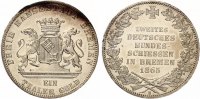 Taler Bremen 1865 Bundesschiessen