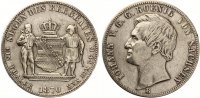 Taler Sachsen 1870 Ausbeutetaler