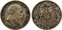   1907 ss kl. Rf 2 Mark Baden auf den Tod 55,00 EUR 