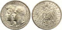   1910 vz 3 Mark Sachsen Weimar 1910 Eisenach 2. Hochzeit 70,00 EUR 