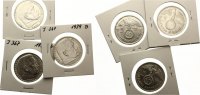   3 x 5 Mark Hindenburg mit Hakenkreuz