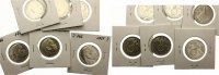   6 x 2 Mark Hindenburg mit Hakenkreuz
